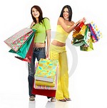 Foto Vrouwen verbruiken 47.700 calorien met winkelen