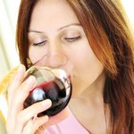 Foto En glas wijn per dag helpt slank te blijven